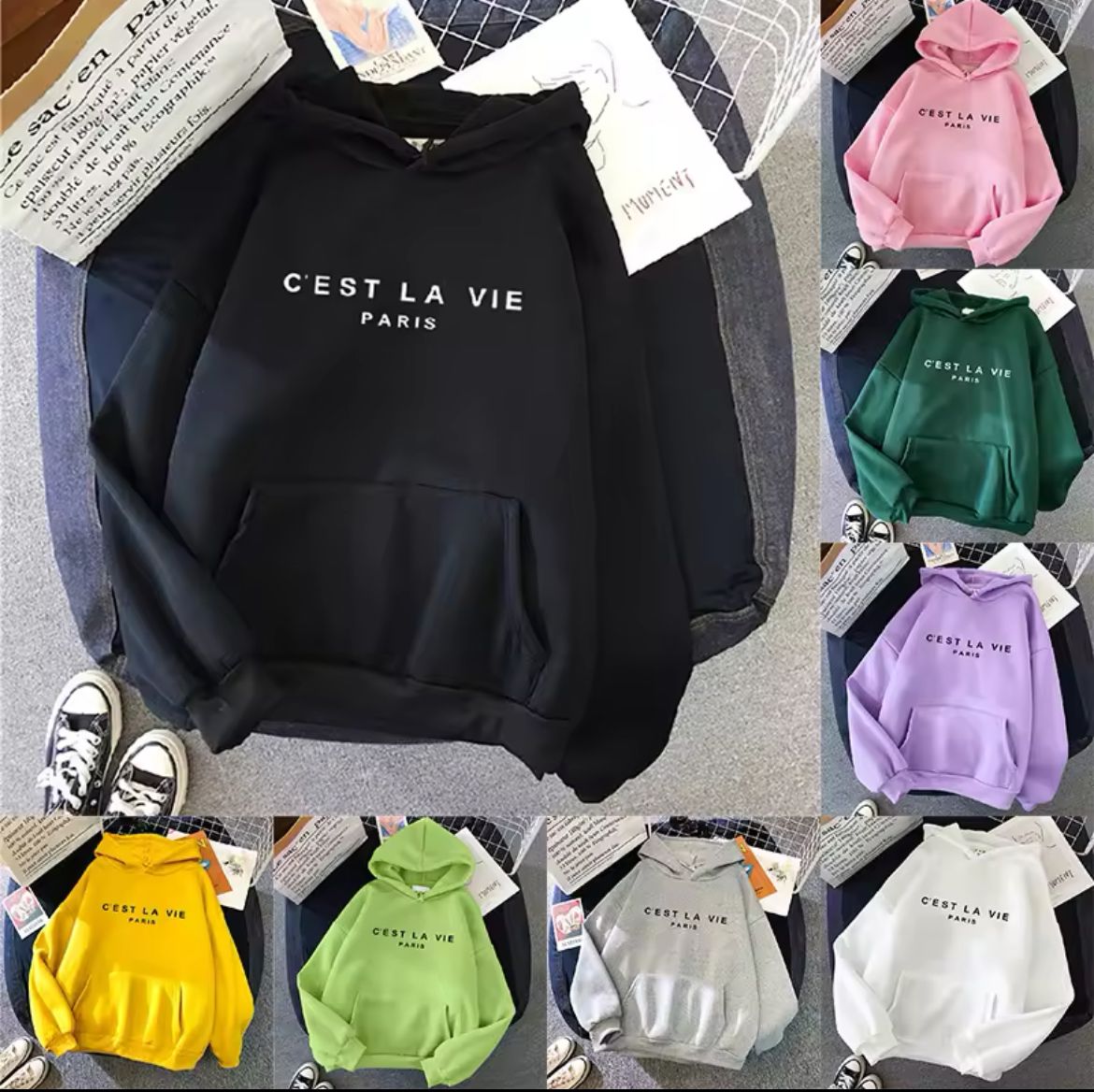 Zalorun Clothing - C'est la vie hoodie