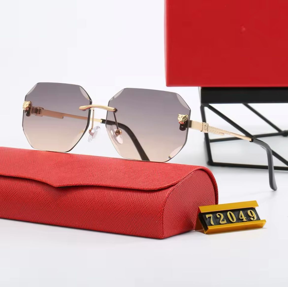 Zalorun Clothing – Tiger-Sonnenbrille im Diamantschliff