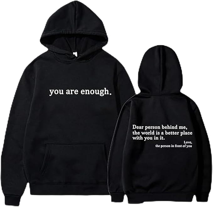 Zalorun Clothing - 'You are enough' hoodie