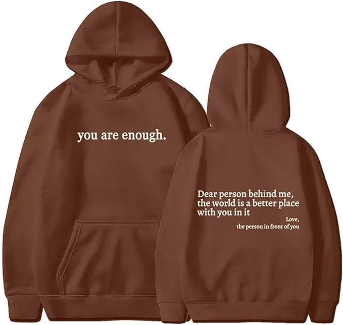 Zalorun Clothing - 'You are enough' hoodie