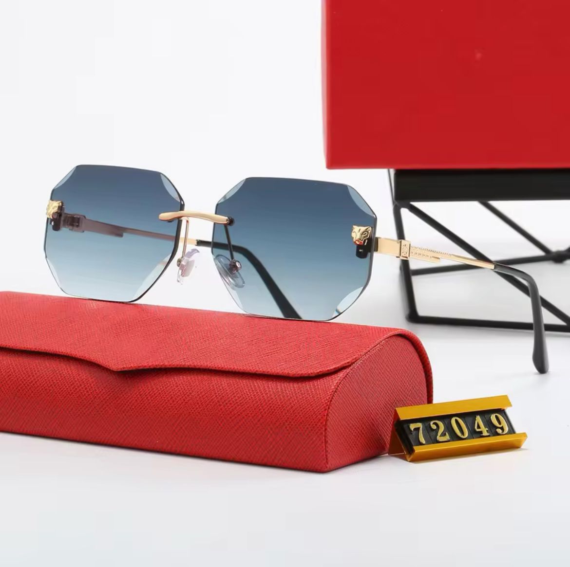 Zalorun Clothing – Tiger-Sonnenbrille im Diamantschliff